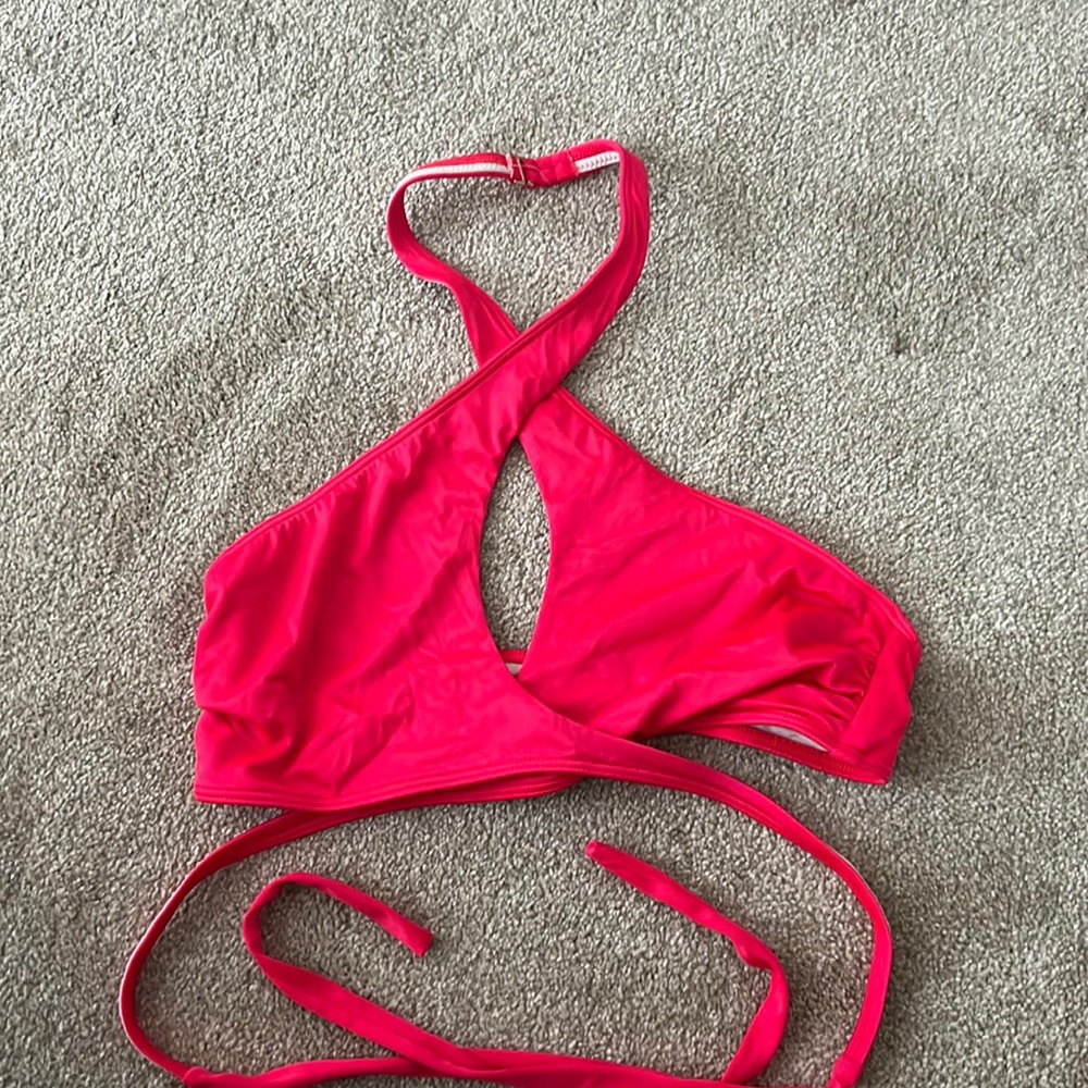 victoria secret halter wrap bikini top